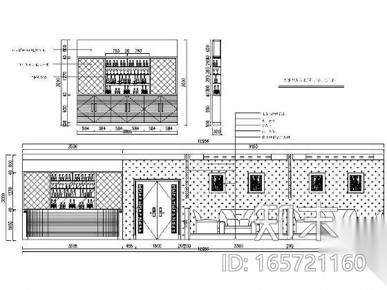 [毕业设计]酒店空间设计cad施工图下载【ID:165721160】