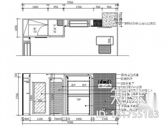 [宁波]某女装品牌百货专柜装修图cad施工图下载【ID:161755183】