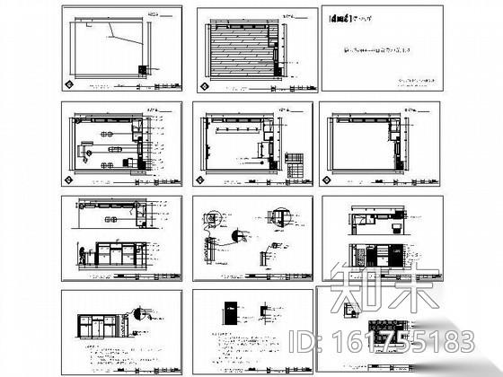 [宁波]某女装品牌百货专柜装修图cad施工图下载【ID:161755183】