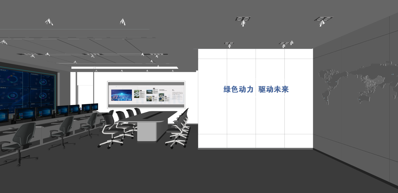 现代其他办公区域SU模型下载【ID:1215939046】