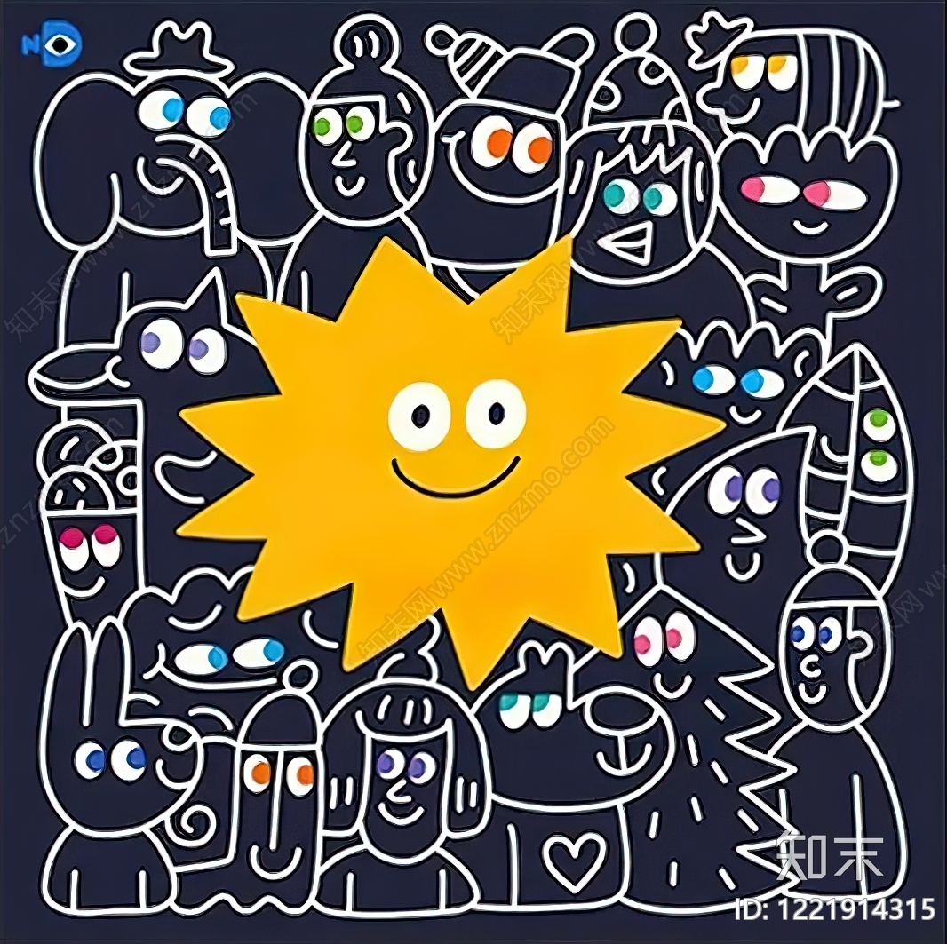 涂鸦墙高清贴图材质