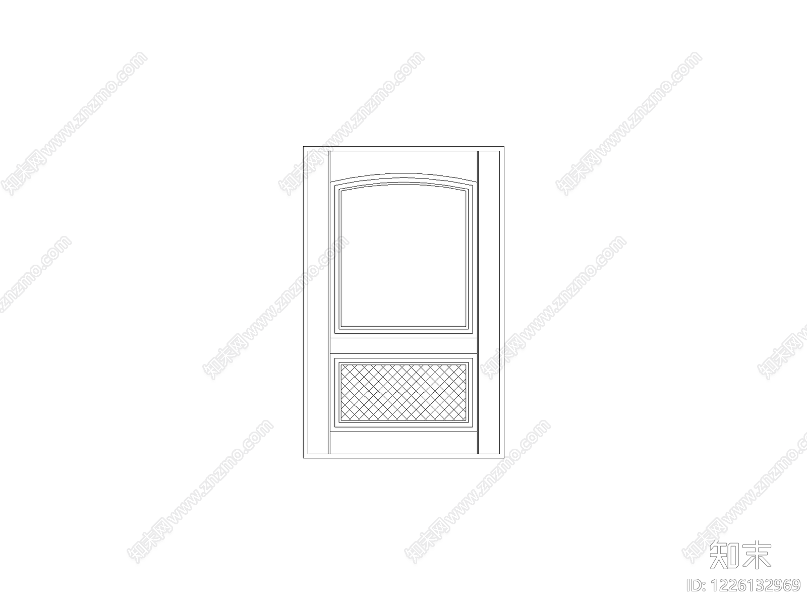 柜子cad施工图下载【ID:1226132969】