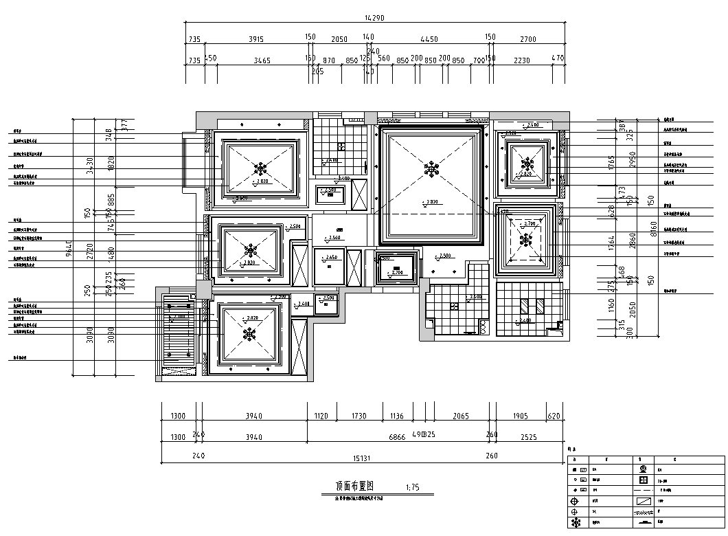 [福建]欧式风格陈先生住宅室内装修施工图（含效果图）cad施工图下载【ID:160500145】