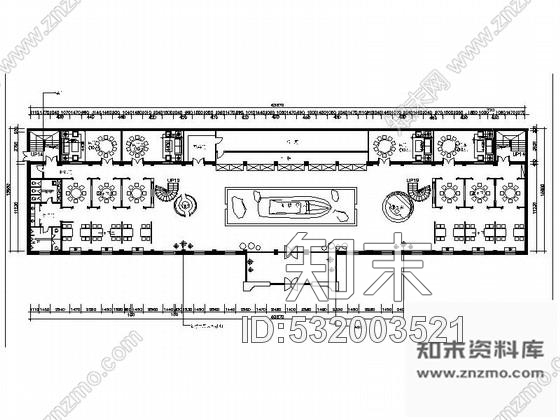 施工图新疆2000平海洋主题餐厅室内装修施工图含实景效果图cad施工图下载【ID:532003521】