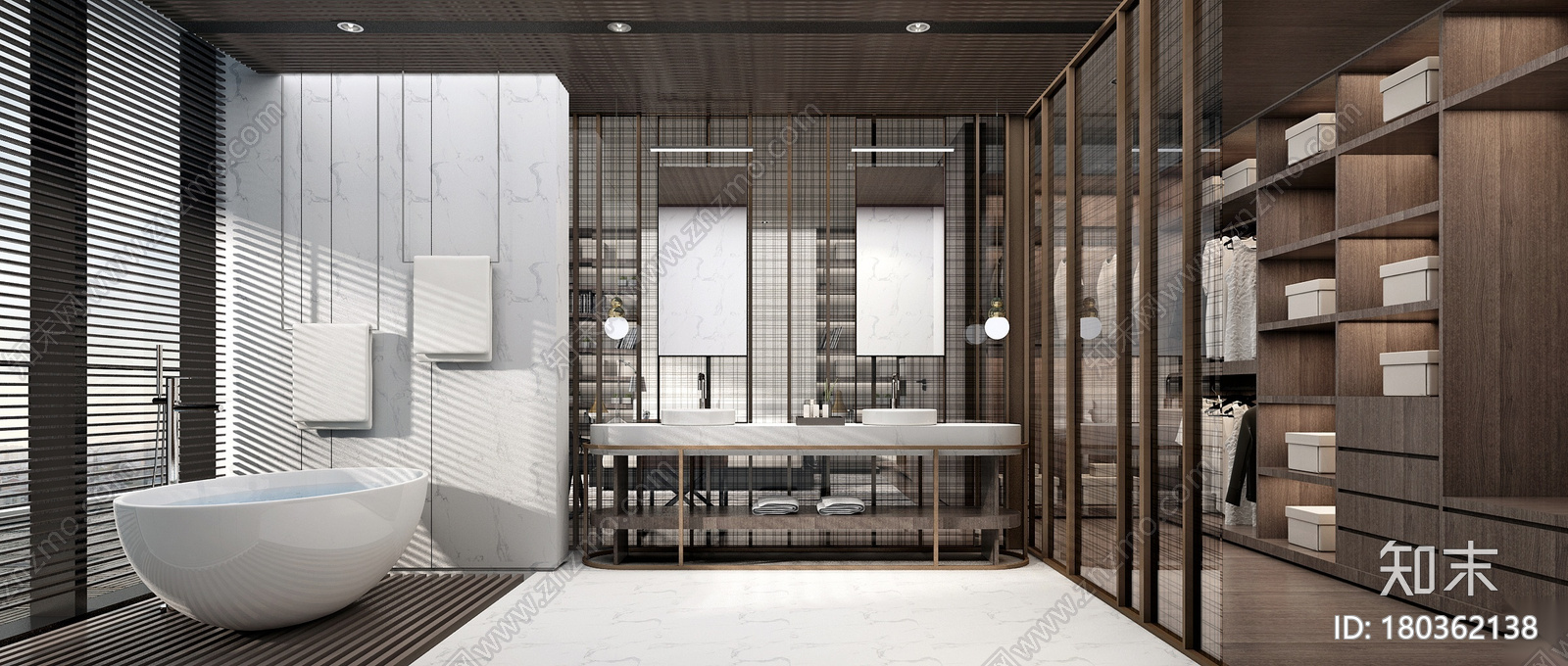 [深圳]188㎡两居平层家装样板间装修施工图施工图下载【ID:180362138】