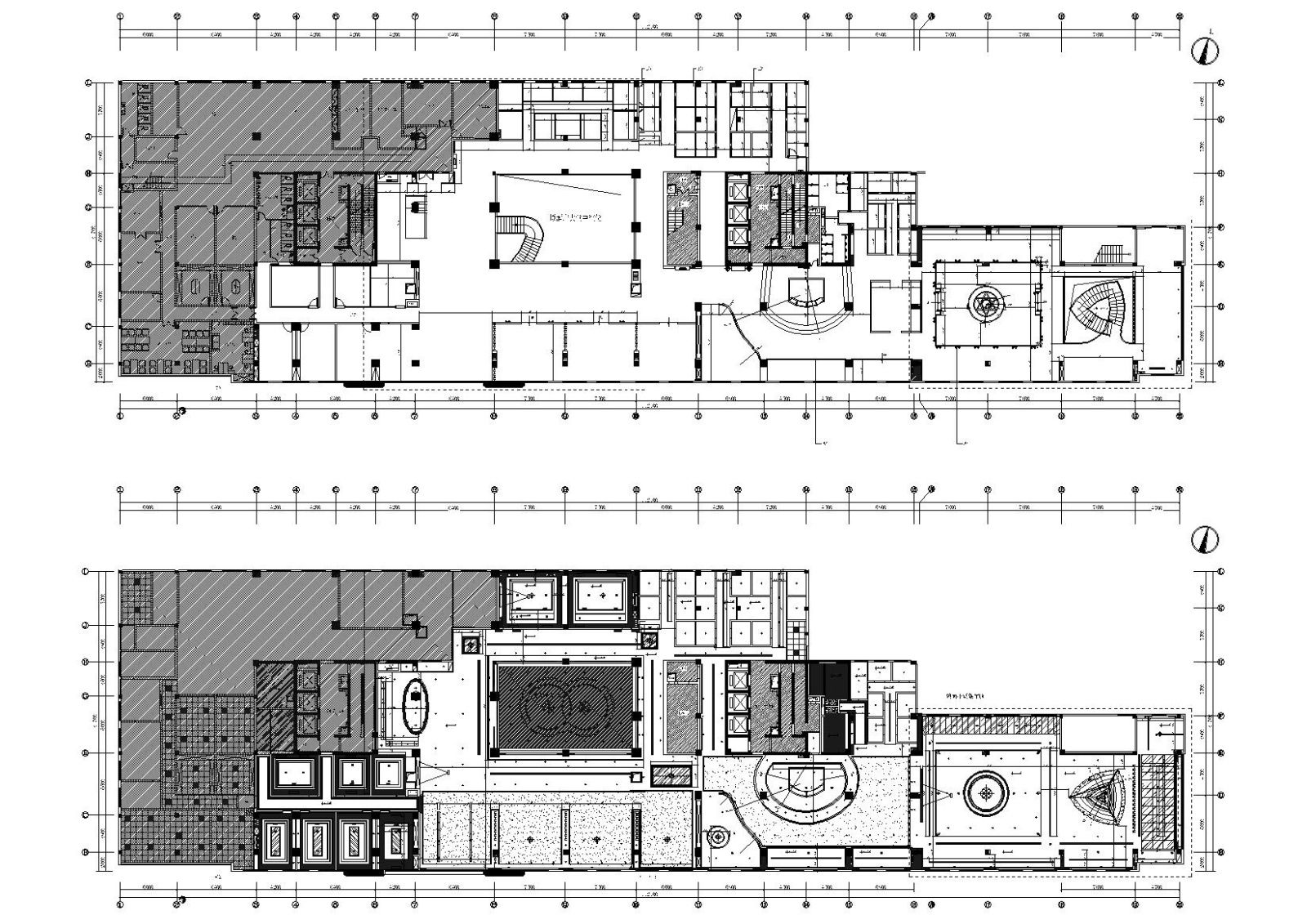 [武汉]邦可西餐厅咖啡厅室内装饰设计施工图cad施工图下载【ID:160422162】