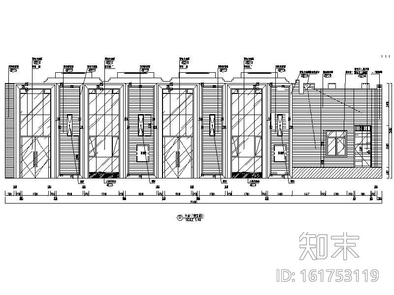 全套现代设计办公大楼CAD施工图cad施工图下载【ID:161753119】