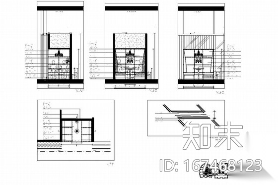 [北京]朝阳建国门外双塔式写字楼内特色餐厅施工图（含...cad施工图下载【ID:167468123】