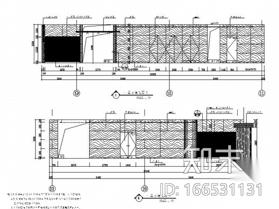 [北京]金融街中心区简洁现代顶级写字楼公共部分装修施工...cad施工图下载【ID:166531131】