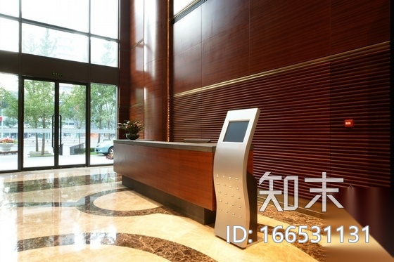 [北京]金融街中心区简洁现代顶级写字楼公共部分装修施工...cad施工图下载【ID:166531131】