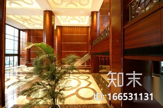 [北京]金融街中心区简洁现代顶级写字楼公共部分装修施工...cad施工图下载【ID:166531131】