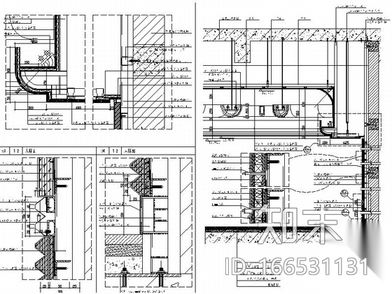 [北京]金融街中心区简洁现代顶级写字楼公共部分装修施工...cad施工图下载【ID:166531131】