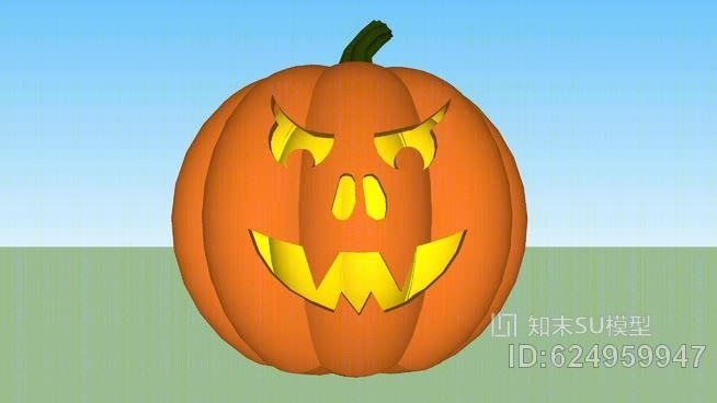 可怕的南瓜SU模型下载【ID:624959947】