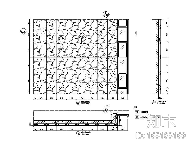 特殊板幕墙系统标准图CAD施工图下载【ID:165183169】