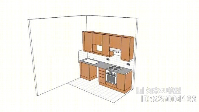 厨房设备SU模型下载【ID:525004163】