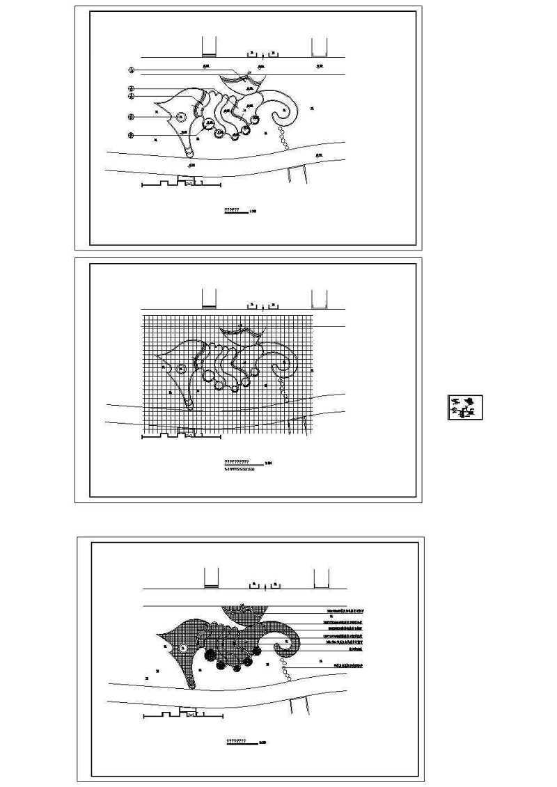 公园全套JA4CAD图纸cad施工图下载【ID:149763134】