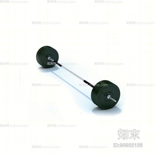 黑色金属健身器材3D模型下载【ID:90955156】