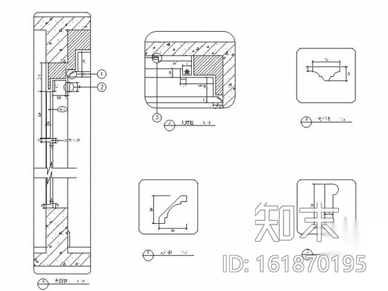 田园风格两居室样板房装修图（含效果）施工图下载【ID:161870195】