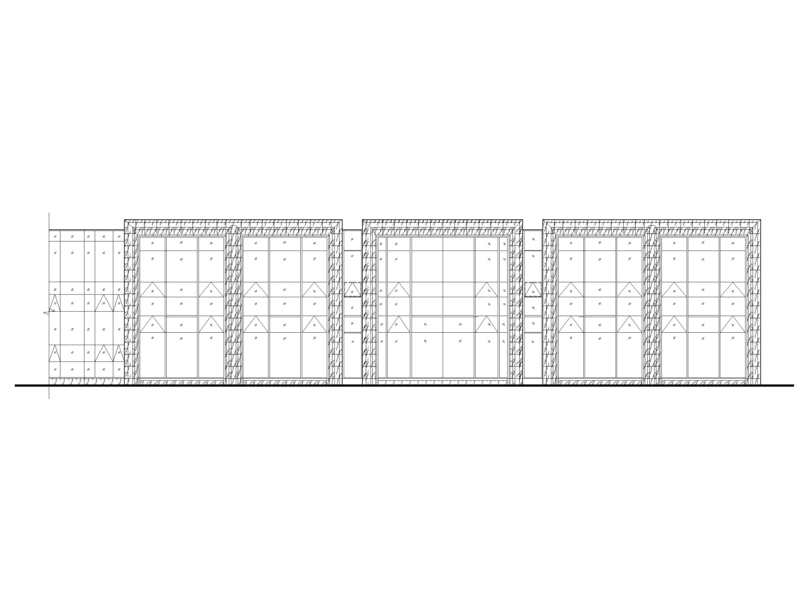 L型售楼部建筑施工图（CAD）cad施工图下载【ID:160719179】