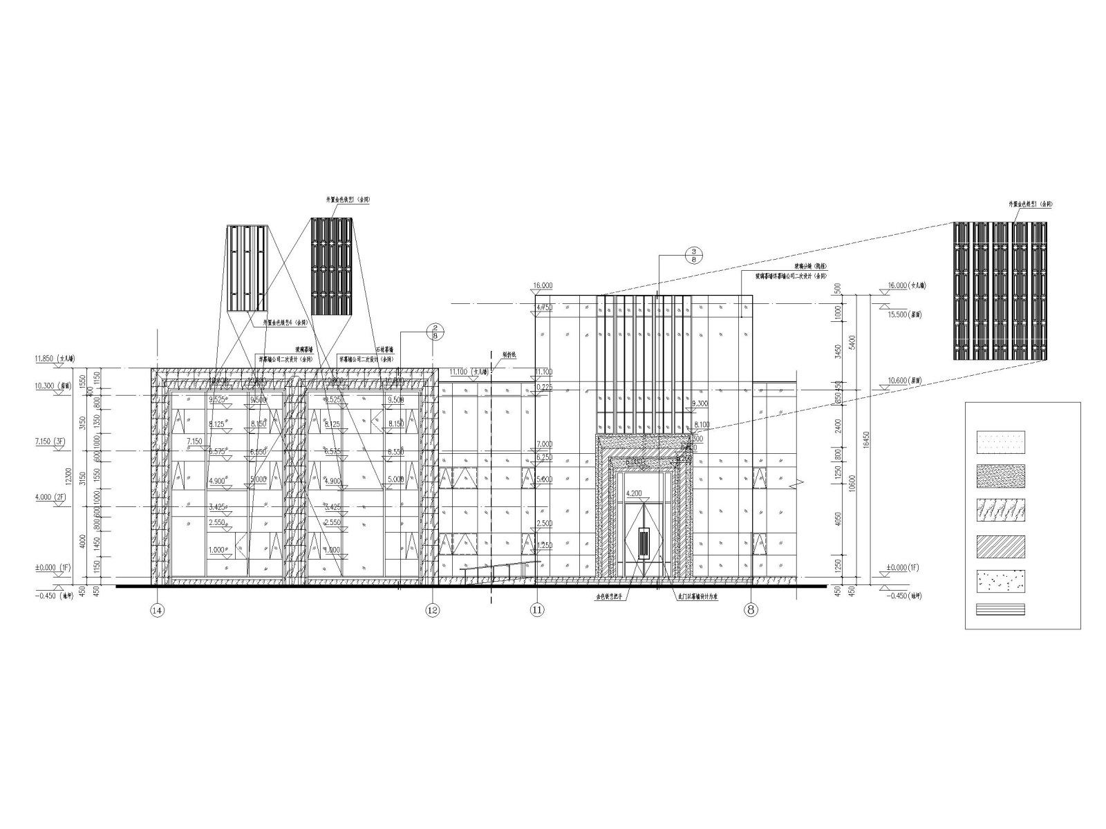 L型售楼部建筑施工图（CAD）cad施工图下载【ID:160719179】