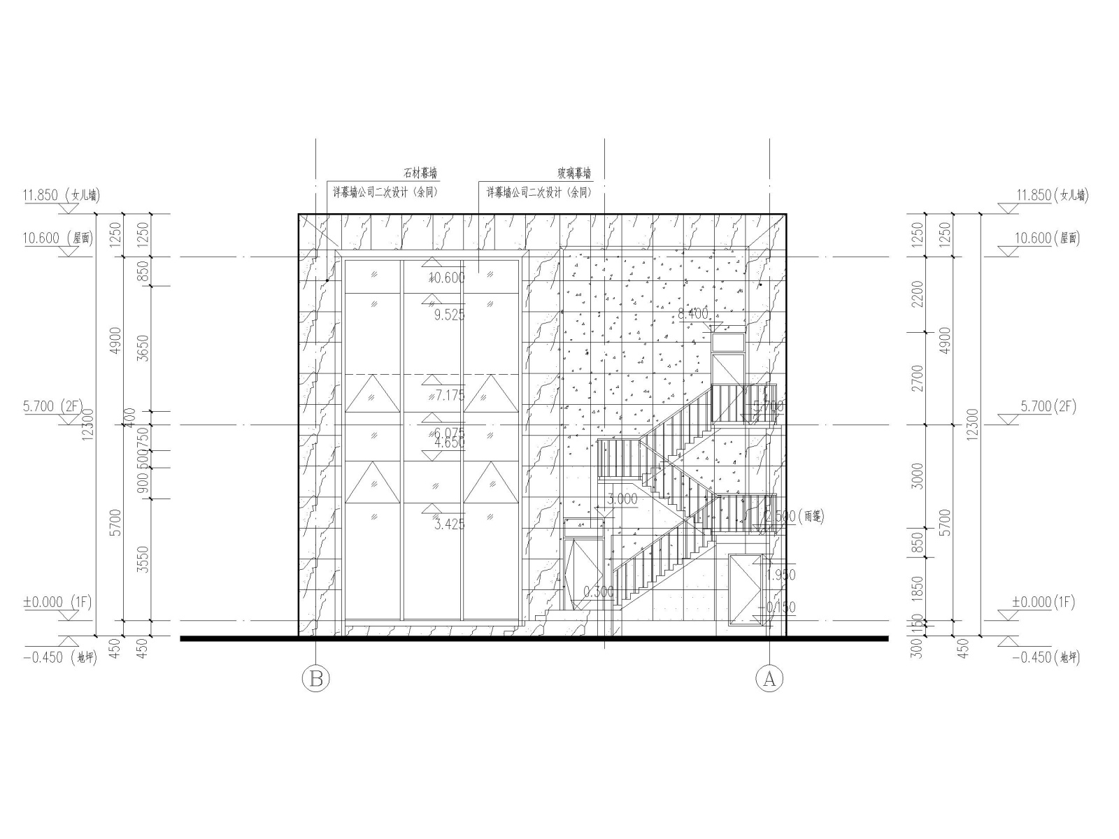 L型售楼部建筑施工图（CAD）cad施工图下载【ID:160719179】