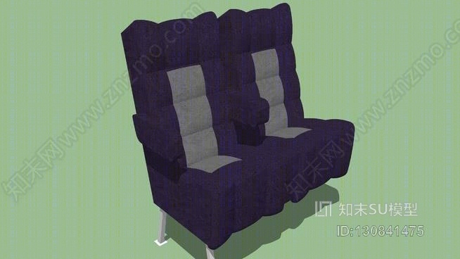 公共汽车座椅SU模型下载【ID:130841475】