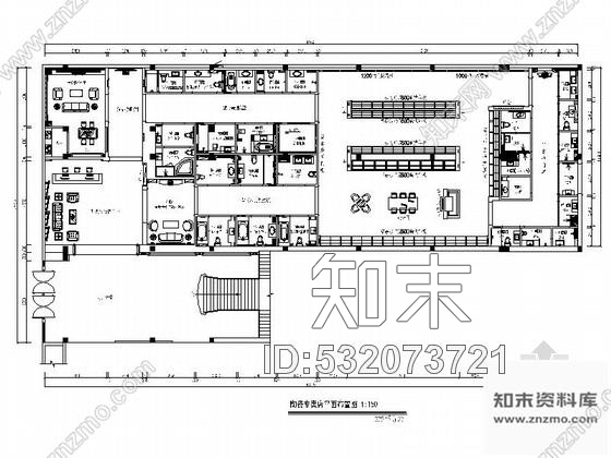 施工图福建某名品陶瓷专卖店室内装修施工图cad施工图下载【ID:532073721】