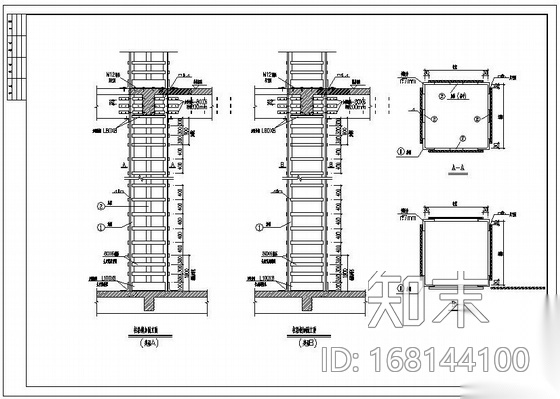 西安某广场大楼加固设计图cad施工图下载【ID:168144100】