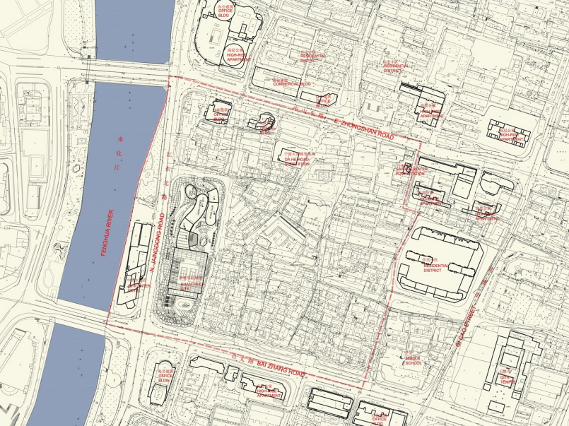 [浙江]宁波江东江之园核心商务中心区城市设计方案图施工图下载【ID:151724179】