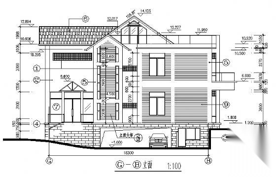 某二层别墅建筑结构水电施工套图cad施工图下载【ID:149923109】