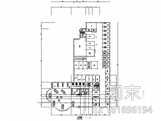 某现代时尚汽车展厅装修施工图（含效果模型）cad施工图下载【ID:161696194】