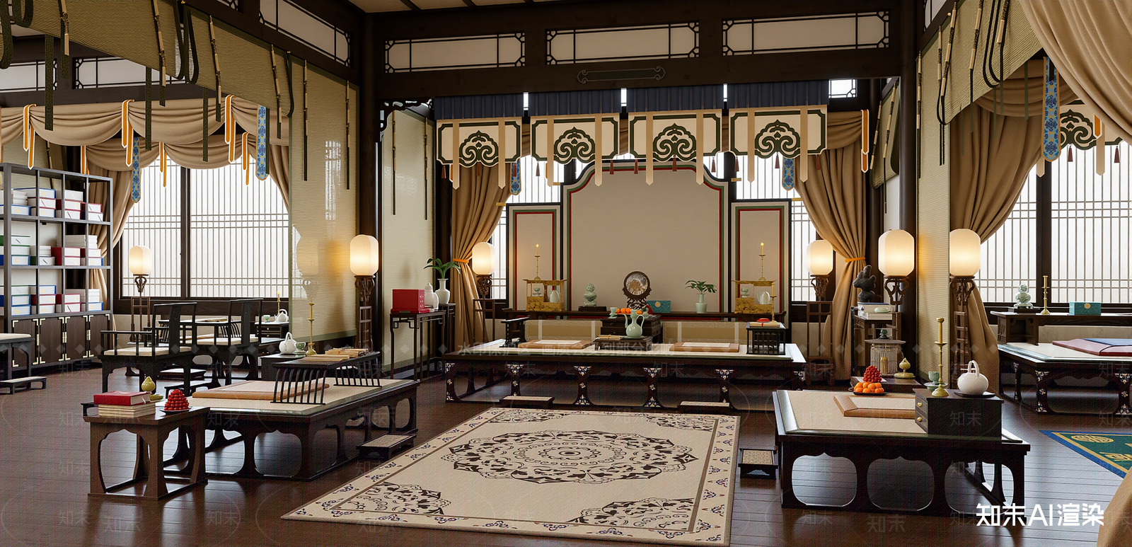 现代其他办公区域SU模型下载【ID:1215983264】