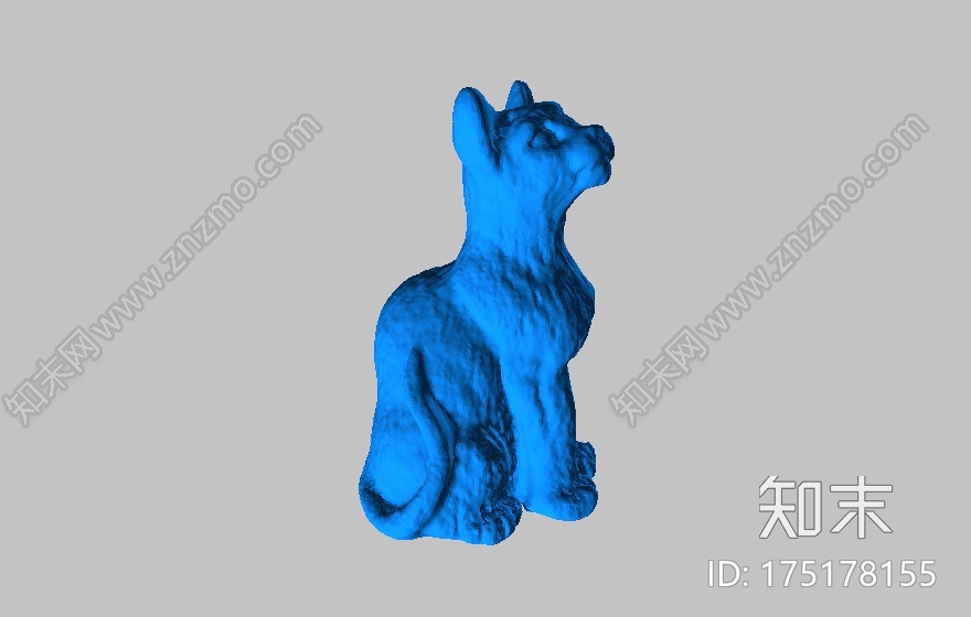 猫——3D扫描模型3d打印模型下载【ID:175178155】