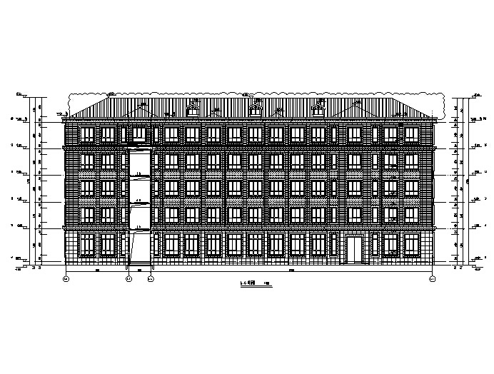 [安徽]多层新中式风格小学办公楼及综合楼建筑施工图（...施工图下载【ID:166315137】