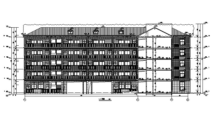 [安徽]多层新中式风格小学办公楼及综合楼建筑施工图（...施工图下载【ID:166315137】