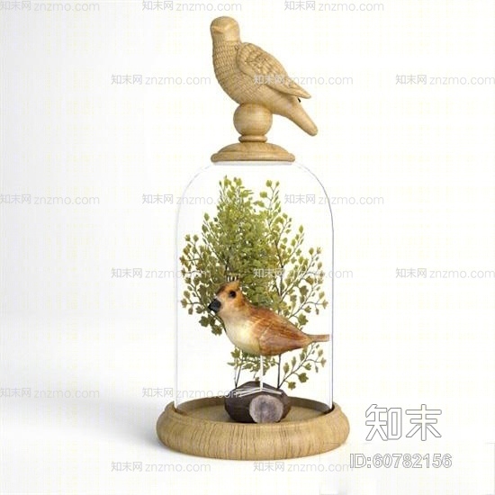 透明玻璃装饰品3D模型下载【ID:60782156】
