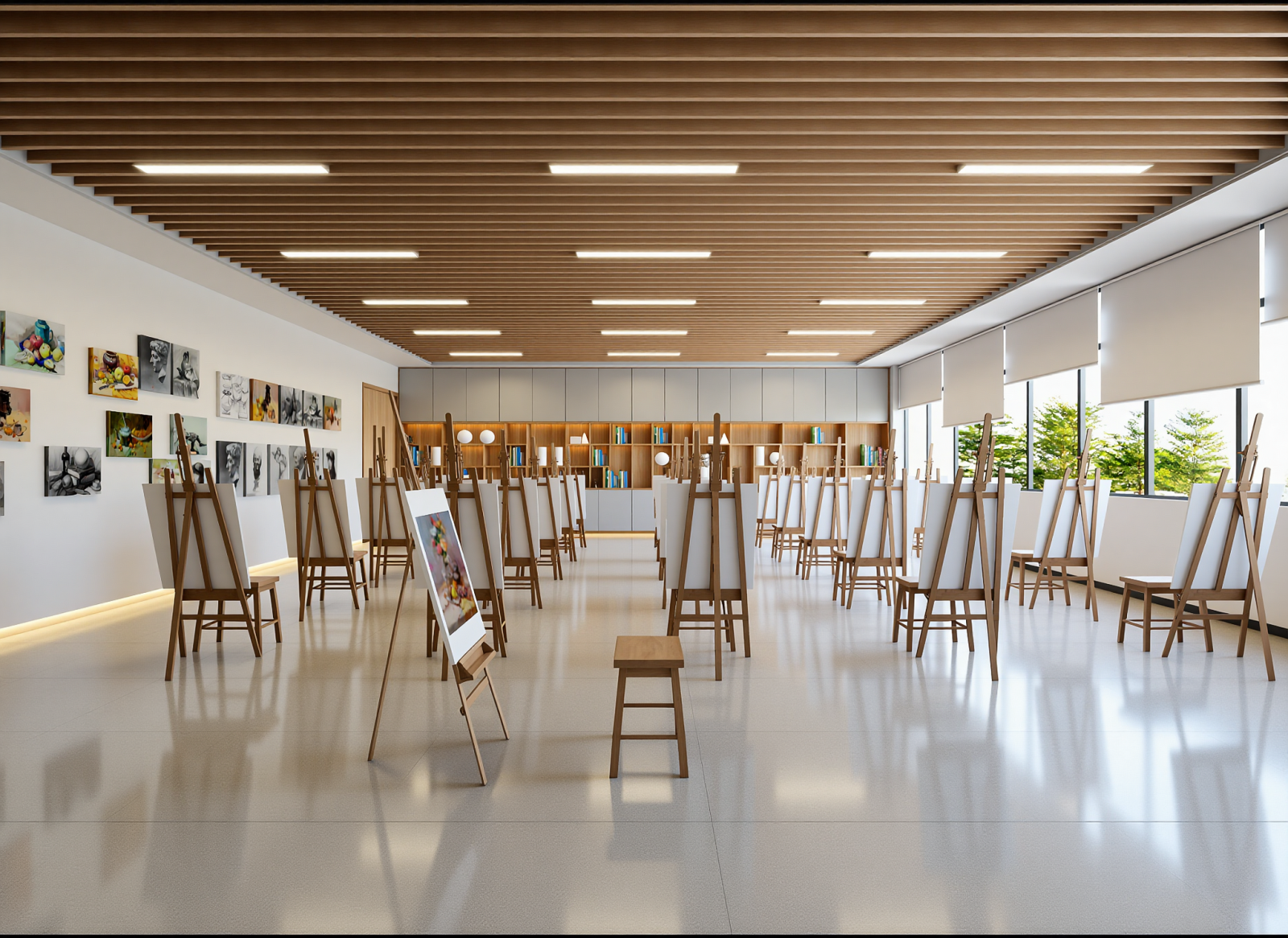 现代艺术展厅3D模型下载【ID:1215086494】