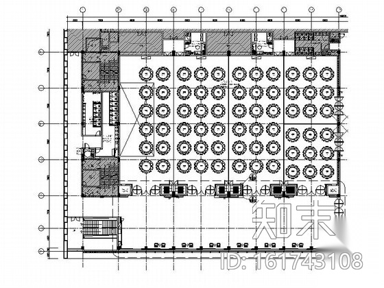 [惠州]高档奢华五星级酒店宴会厅装修施工图（含效果）cad施工图下载【ID:161743108】