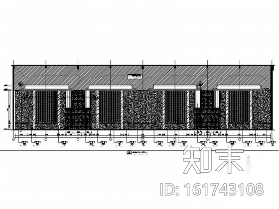 [惠州]高档奢华五星级酒店宴会厅装修施工图（含效果）cad施工图下载【ID:161743108】