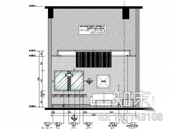 [惠州]高档奢华五星级酒店宴会厅装修施工图（含效果）cad施工图下载【ID:161743108】
