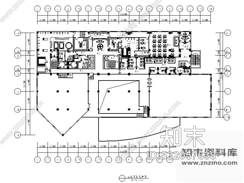 施工图山东某五星级大酒店室内装修图cad施工图下载【ID:532057638】