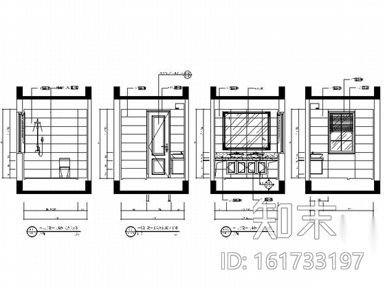 [无锡]名师现代古典风格双层别墅施工图（含效果）cad施工图下载【ID:161733197】