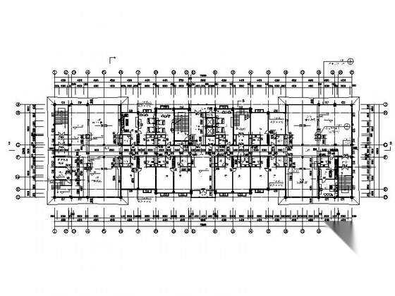 [广东]11层传统古典风格接待中心建筑施工图cad施工图下载【ID:167247140】