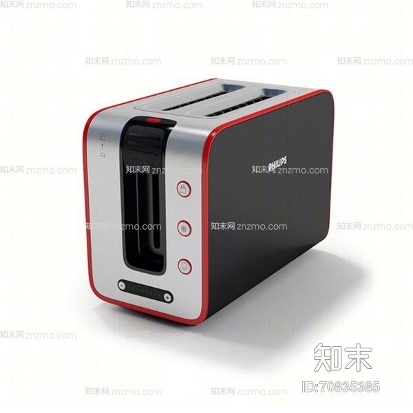 黑色面包机3D模型下载【ID:70835385】