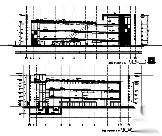 [上海世博会]欧洲西海岸某国家馆建筑扩初图（C片区）cad施工图下载【ID:166335167】