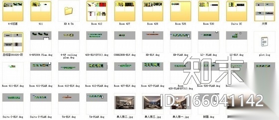 [福建]滨海地带国际游艇会所客房室内装修设计施工图cad施工图下载【ID:166041142】