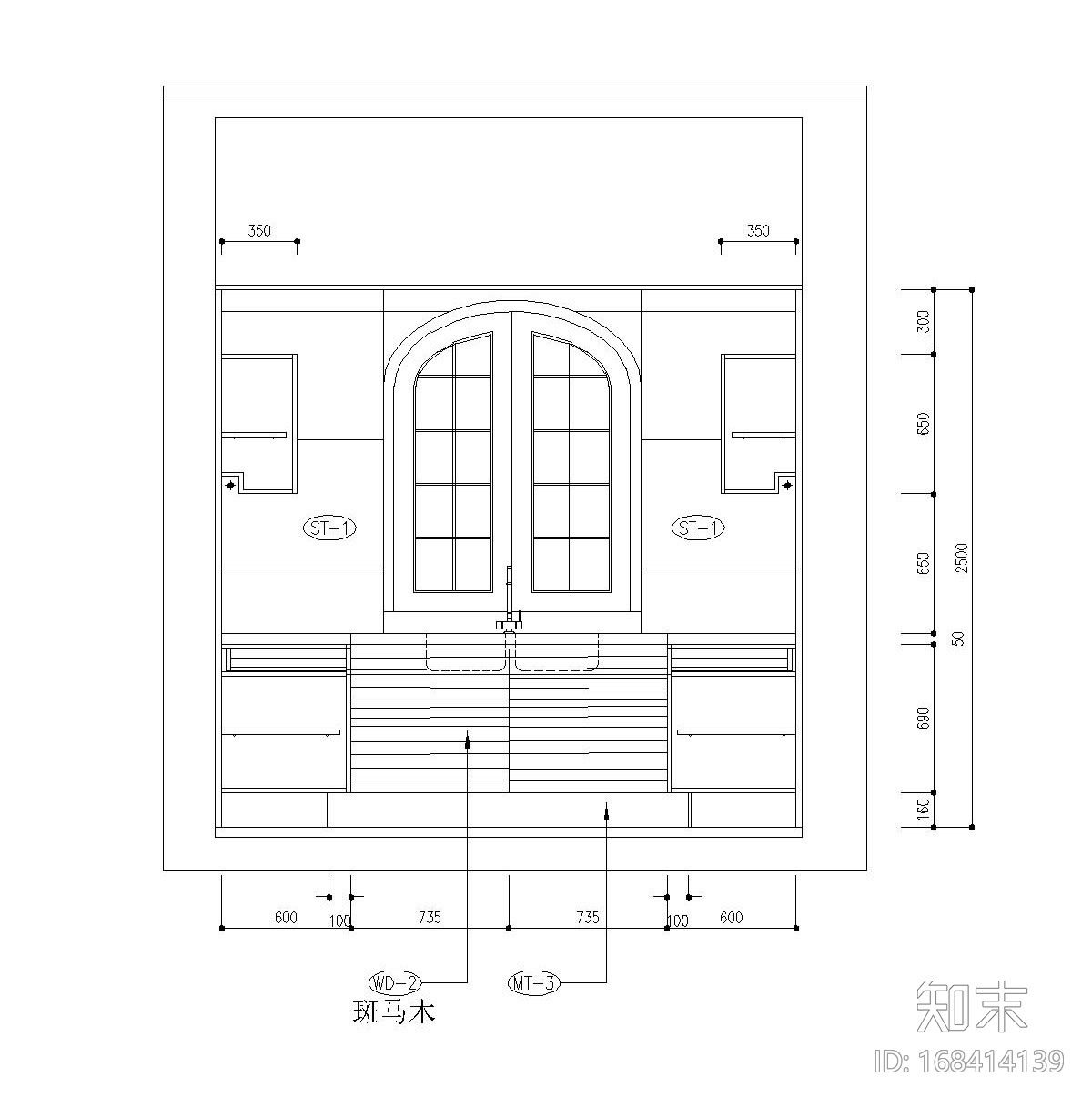 [深圳]现代简约风格华侨城样板间装修施工图（附手绘效果...施工图下载【ID:168414139】