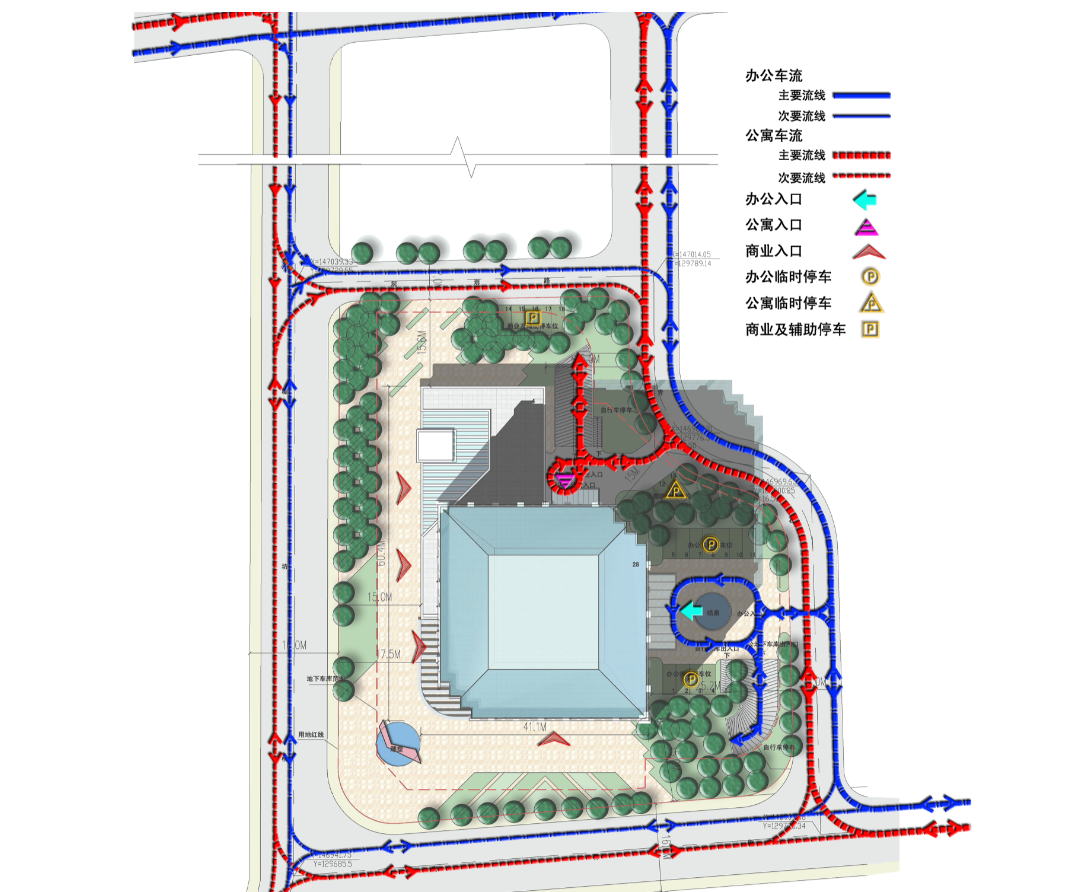 [江苏]南京复合商业空间商务办公建筑方案图cad施工图下载【ID:149934138】