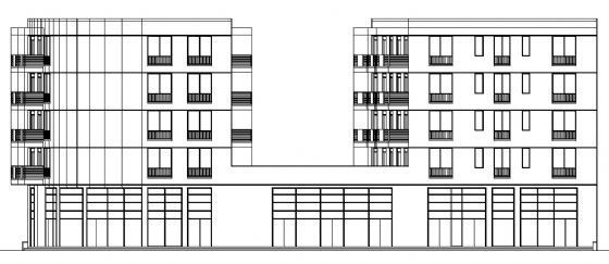 某五层宿舍楼施工图cad施工图下载【ID:149575136】