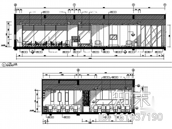 [张家界]假日酒店特色行政酒廊及茶吧装修设计施工图（含...cad施工图下载【ID:161937190】